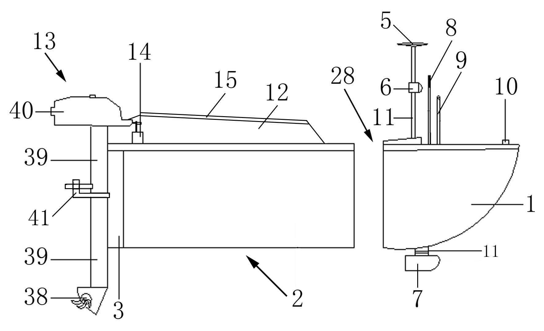 Underwater topography measurement boat as well as manufacturing method and measurement method