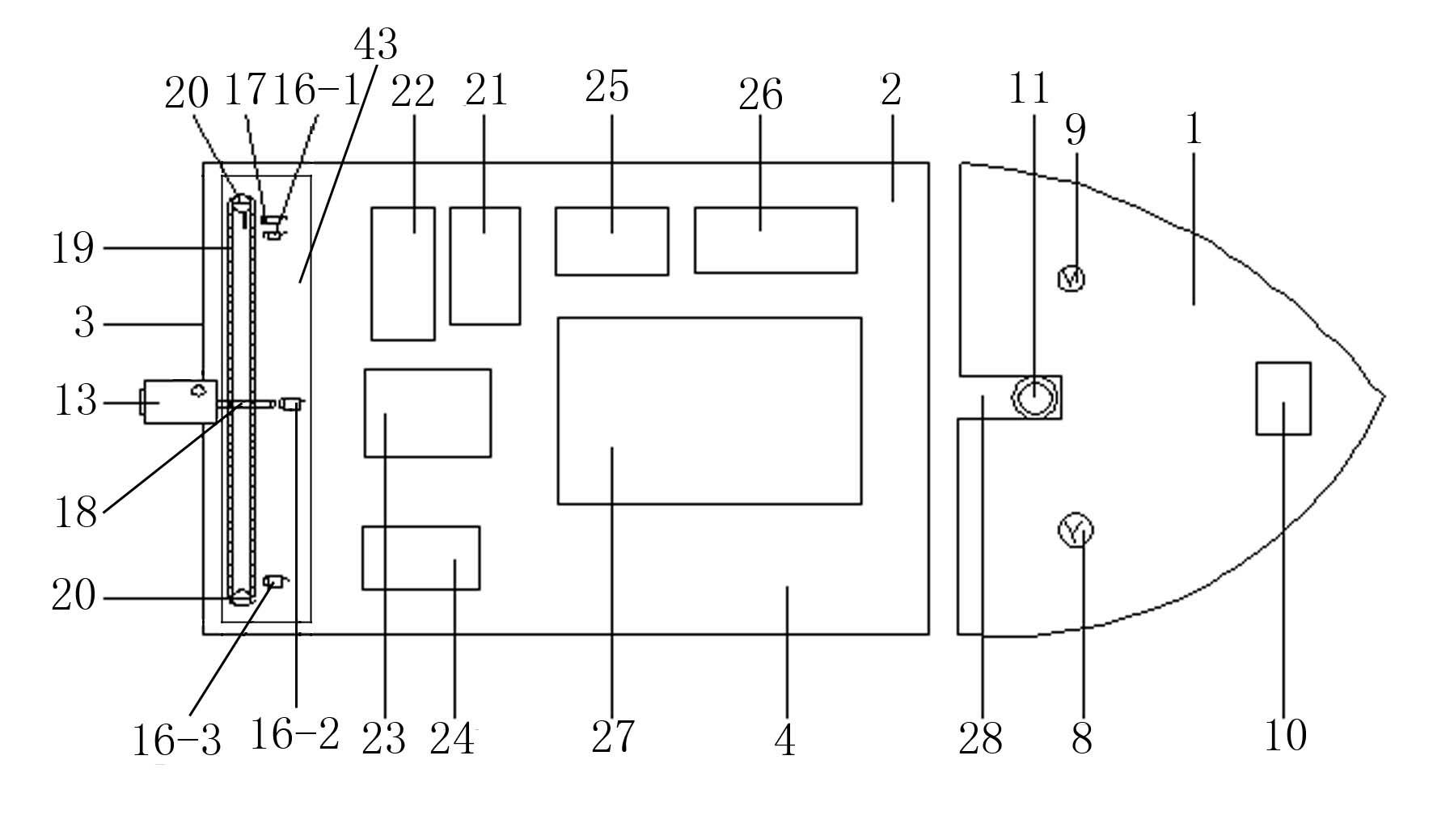 Underwater topography measurement boat as well as manufacturing method and measurement method