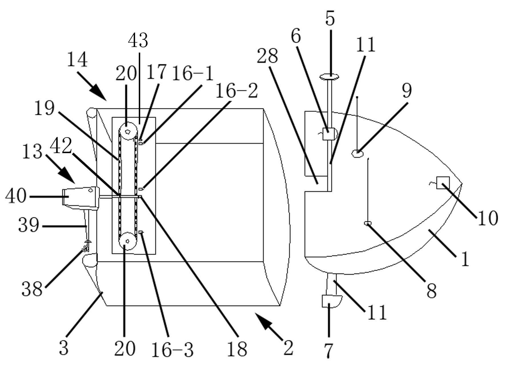 Underwater topography measurement boat as well as manufacturing method and measurement method