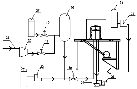 Underground explosion limit fast measuring device and method