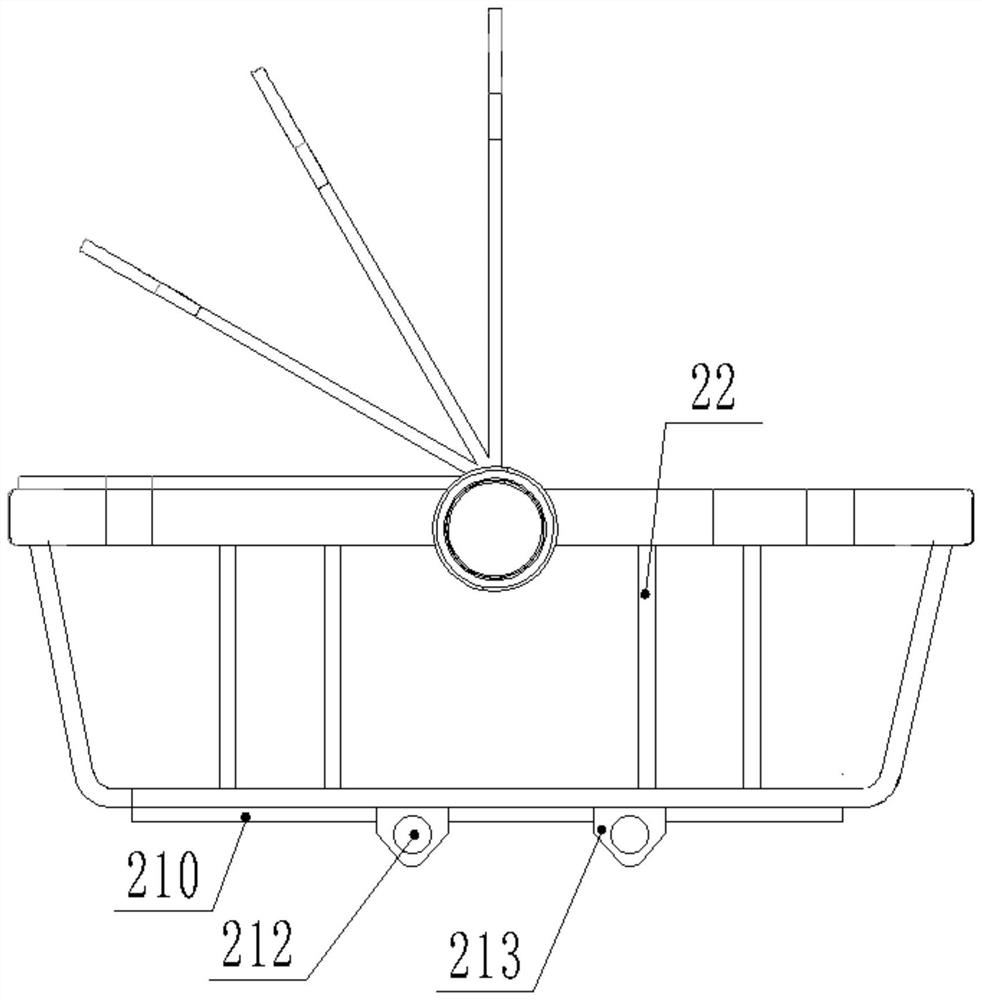 Multifunctional combined child moving trolley