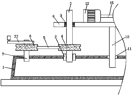 An adjustable steel strip unwinding device