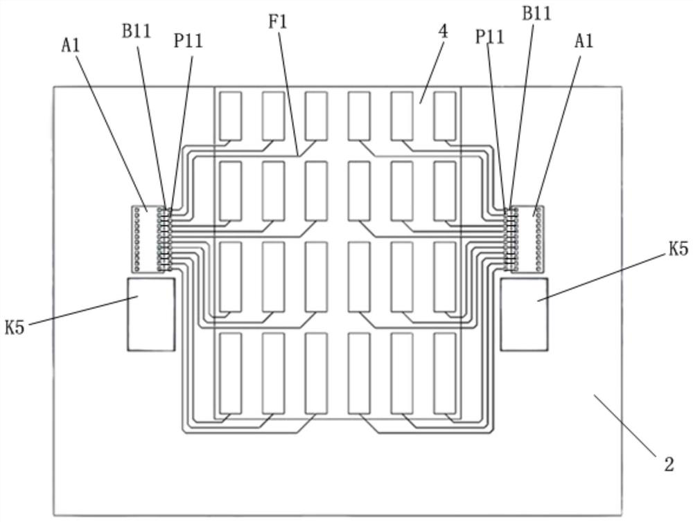 A deep silicon detector module with integrated preamplifier circuit