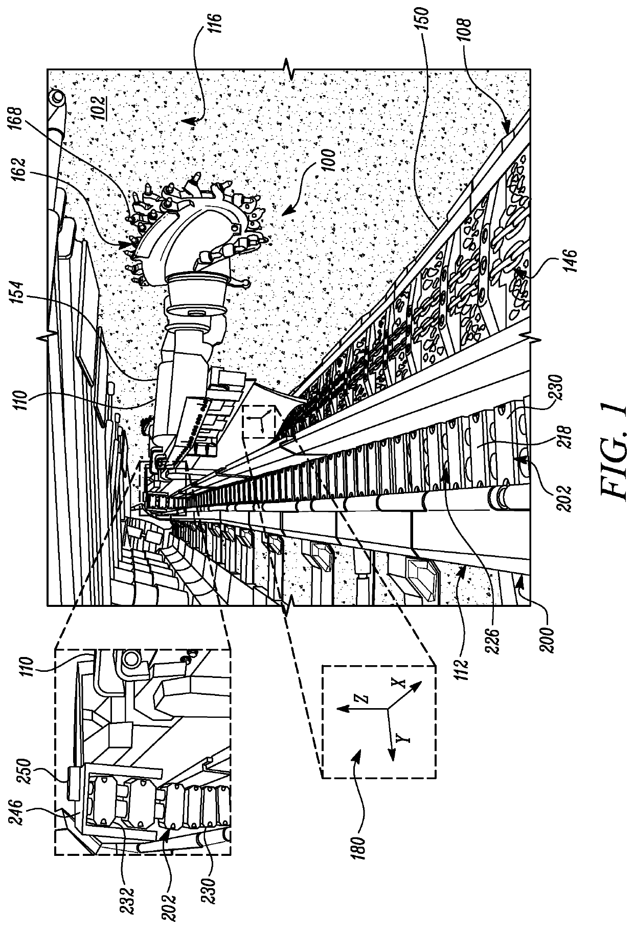 Cable handling system for longwall mining machines