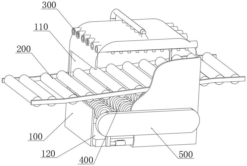 High-temperature forging and pressing waste heat recovery mechanism for press forging piece