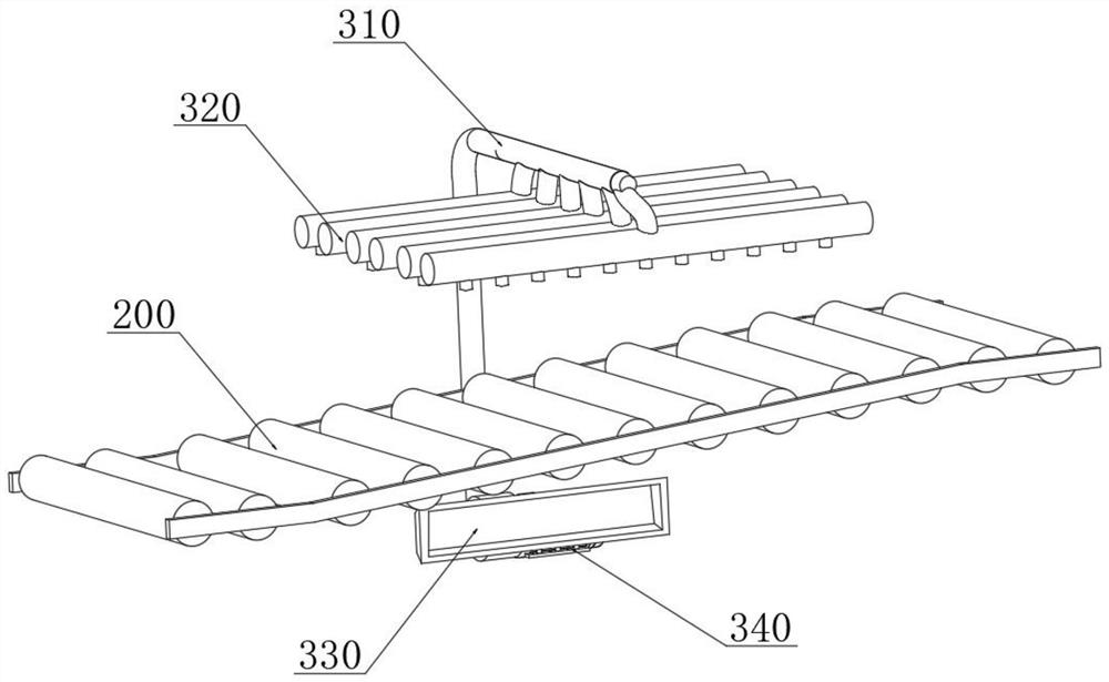 High-temperature forging and pressing waste heat recovery mechanism for press forging piece