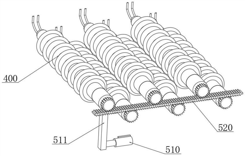 High-temperature forging and pressing waste heat recovery mechanism for press forging piece