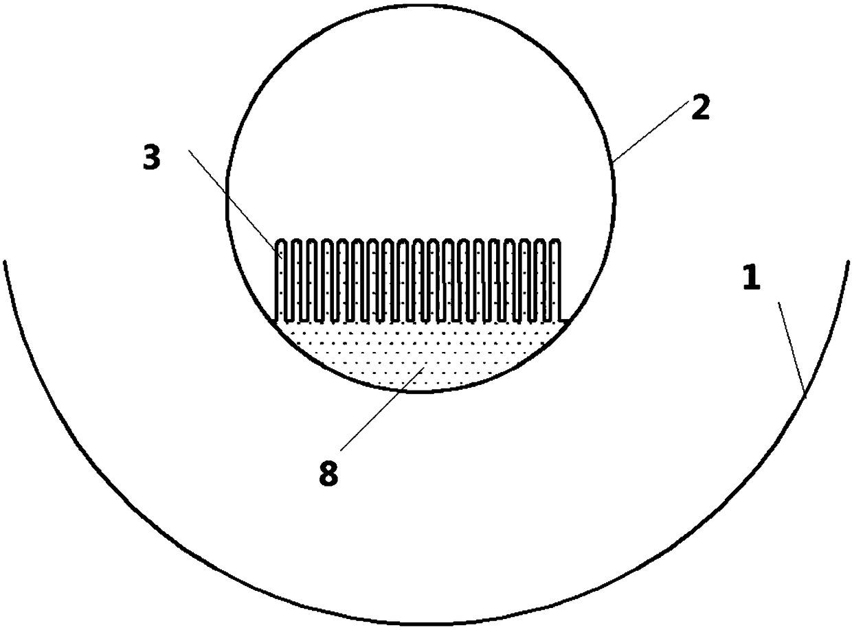 Heat pipe type solar heat collector