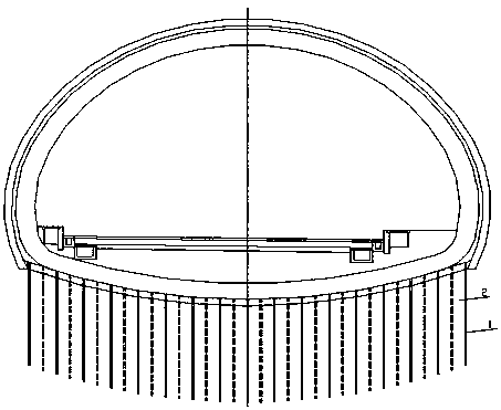 Processing method of weak surrounding rock of substrate of novel tunnel invert