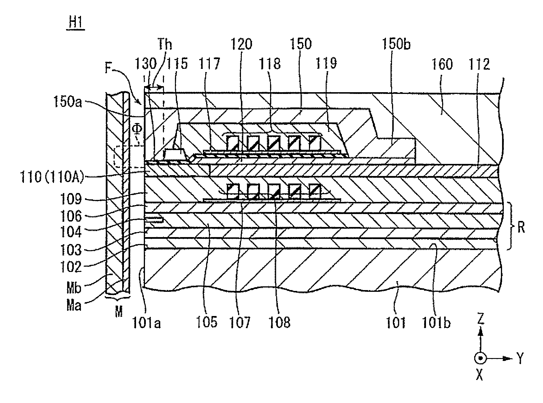 Perpendicular magnetic recording head