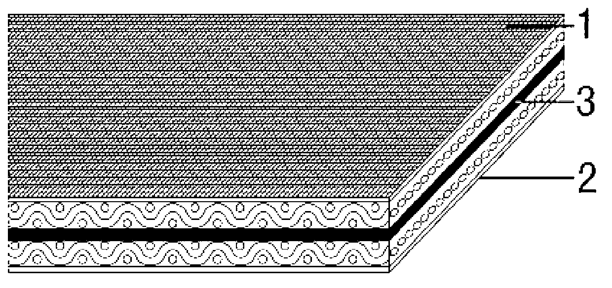 Conveying belt for paper conveyer and manufacturing method thereof