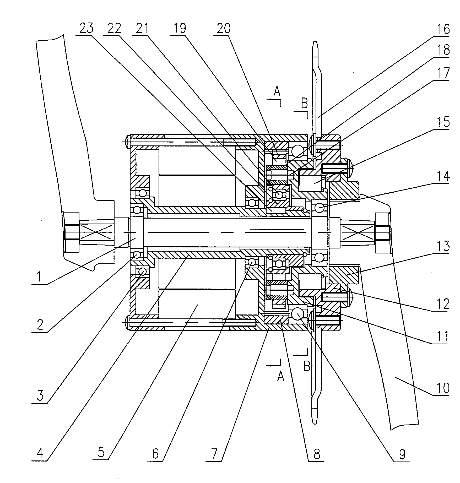 Pedal driven apparatus having a motor