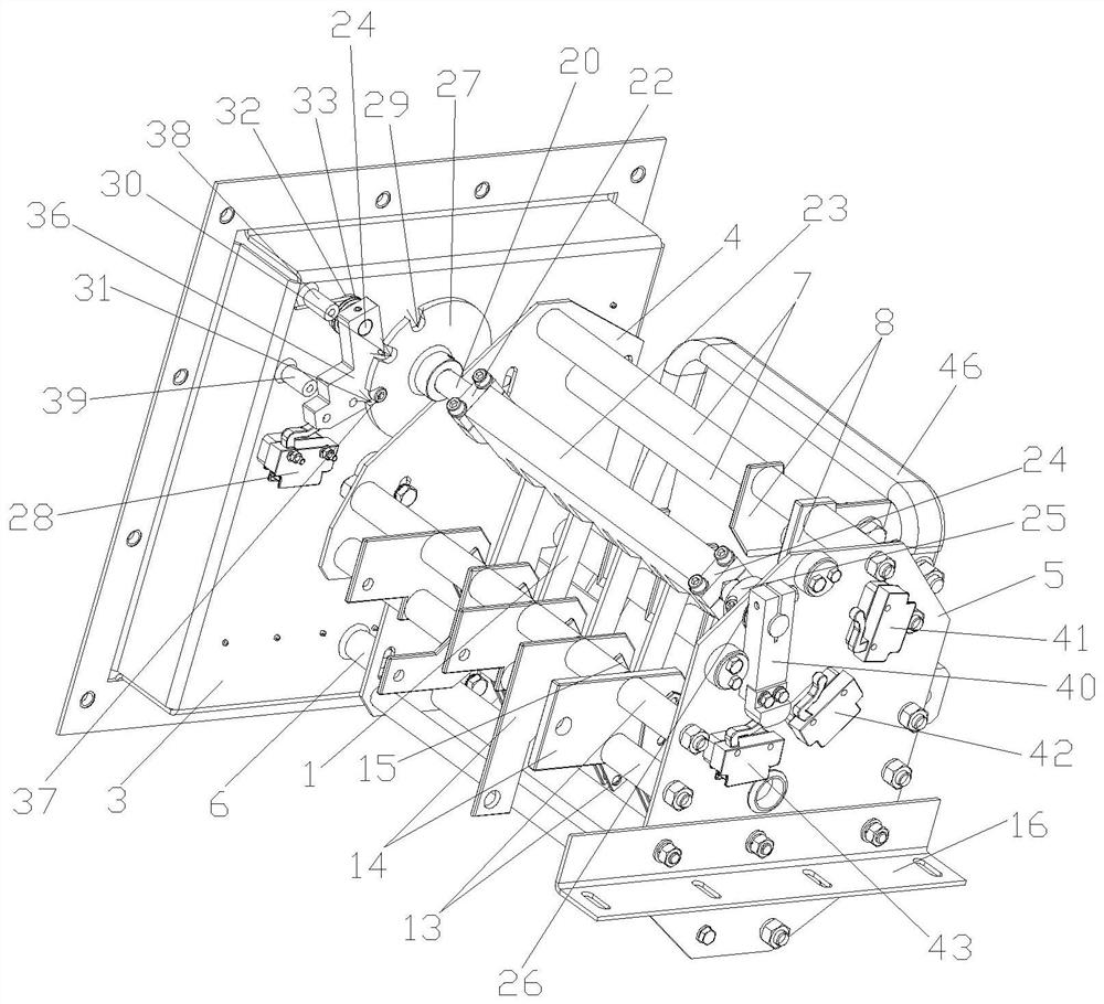 Three-position disconnecting switch for locomotive and use method thereof