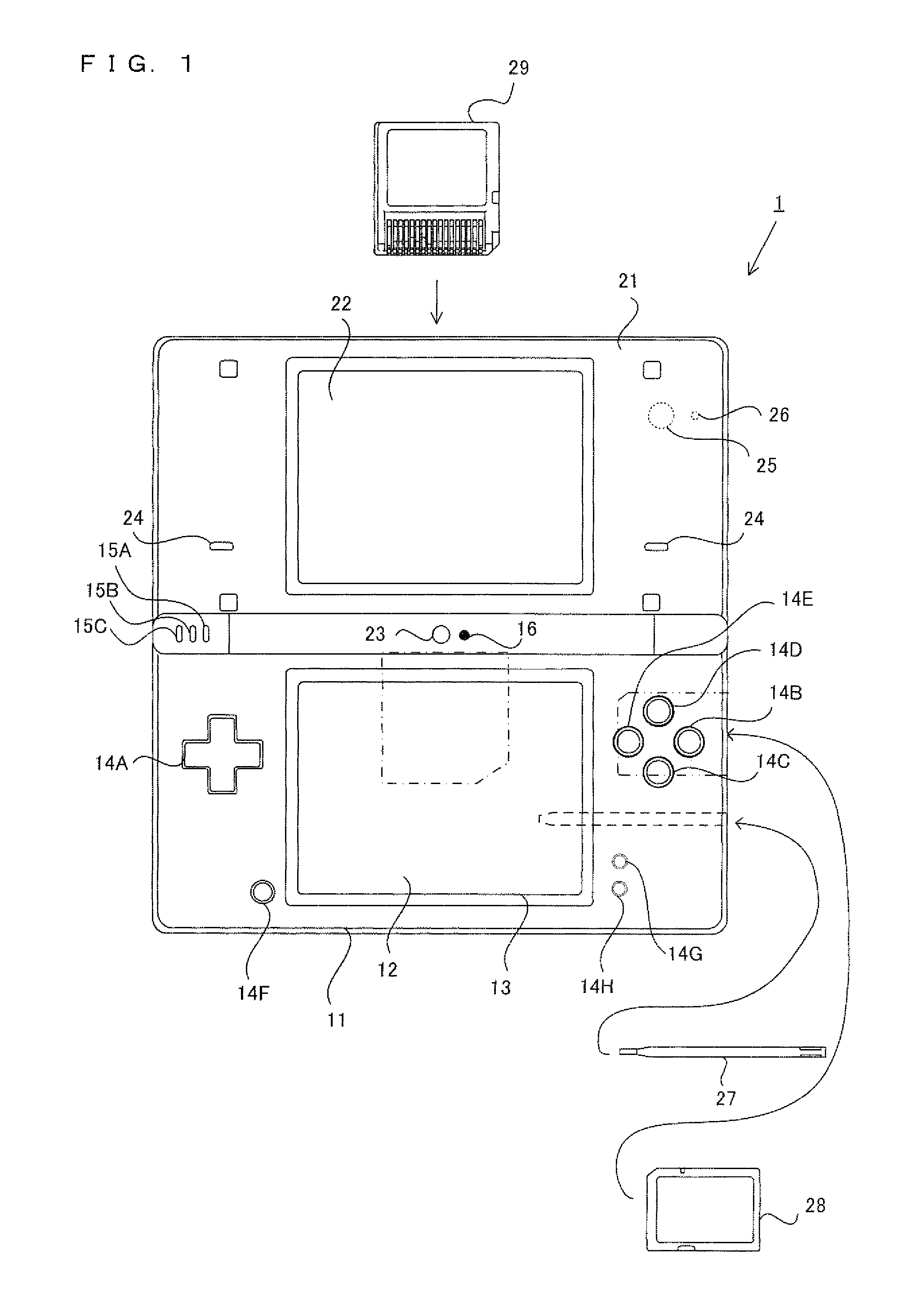 Computer readable storage medium having input program stored therein, system, and input method