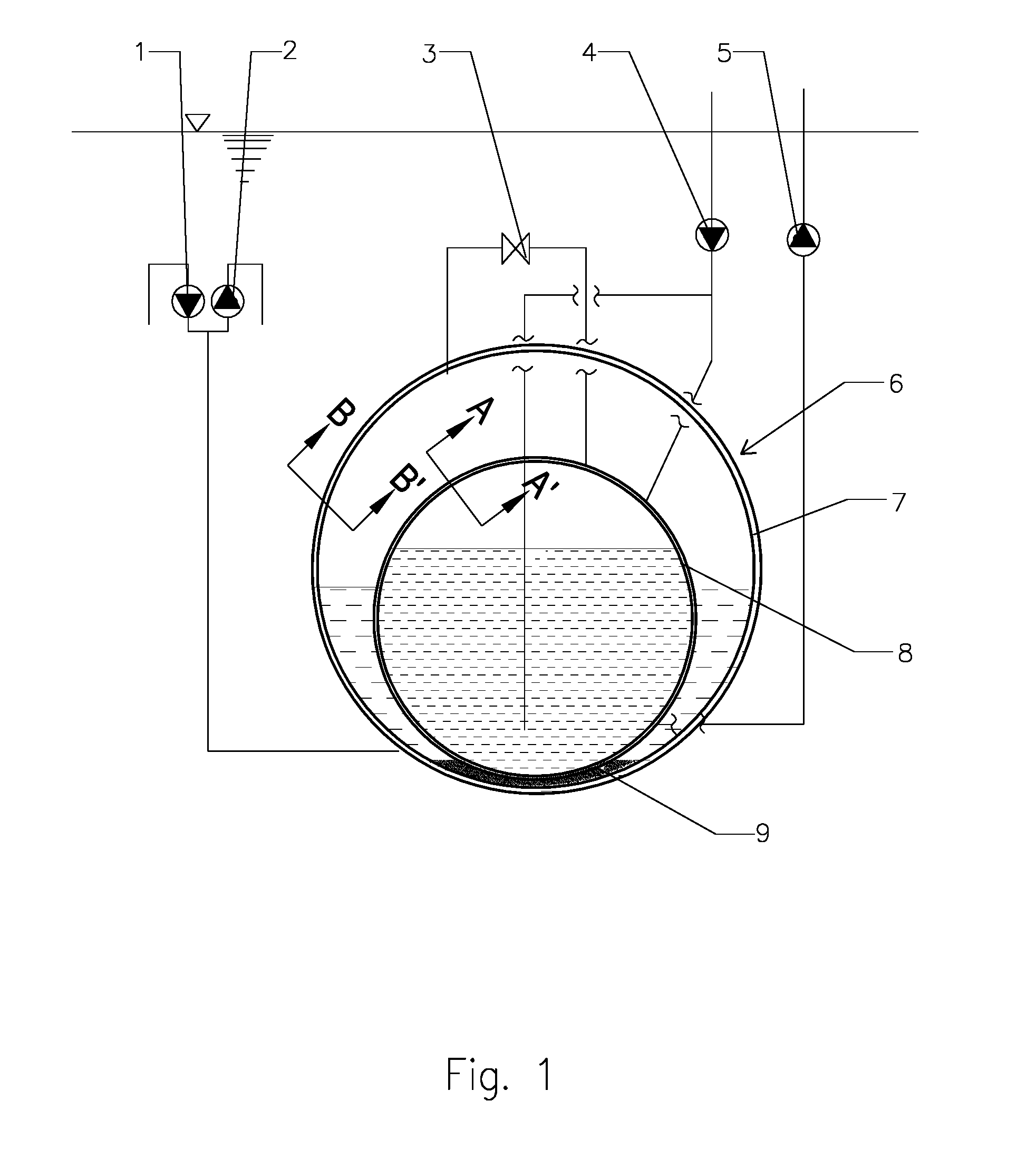 Multifunctional offshore base with liquid displacement system