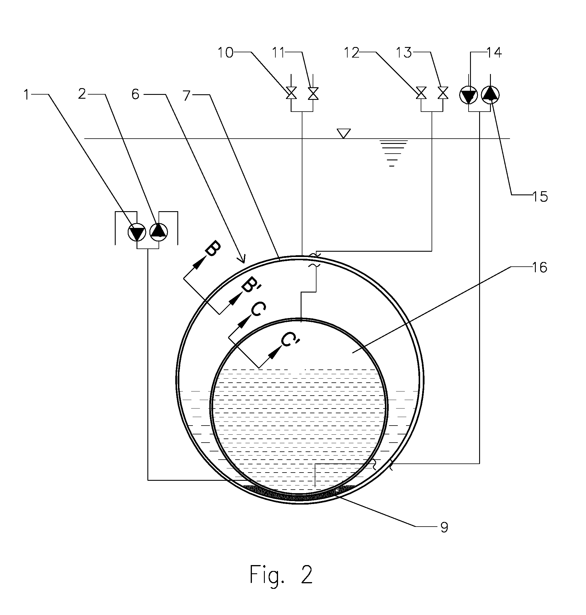 Multifunctional offshore base with liquid displacement system