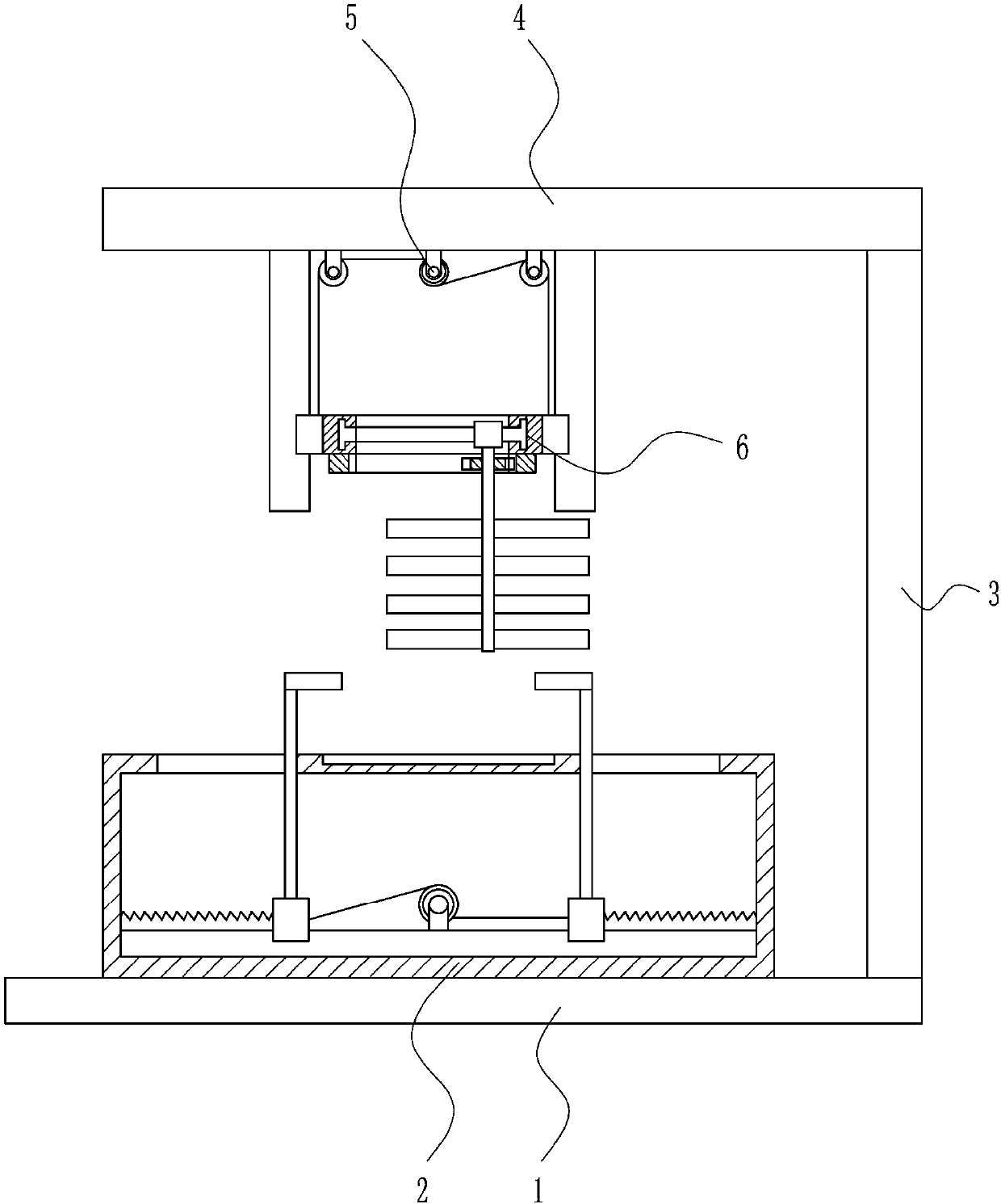 Automatic cleaning device for chemical teaching instruments