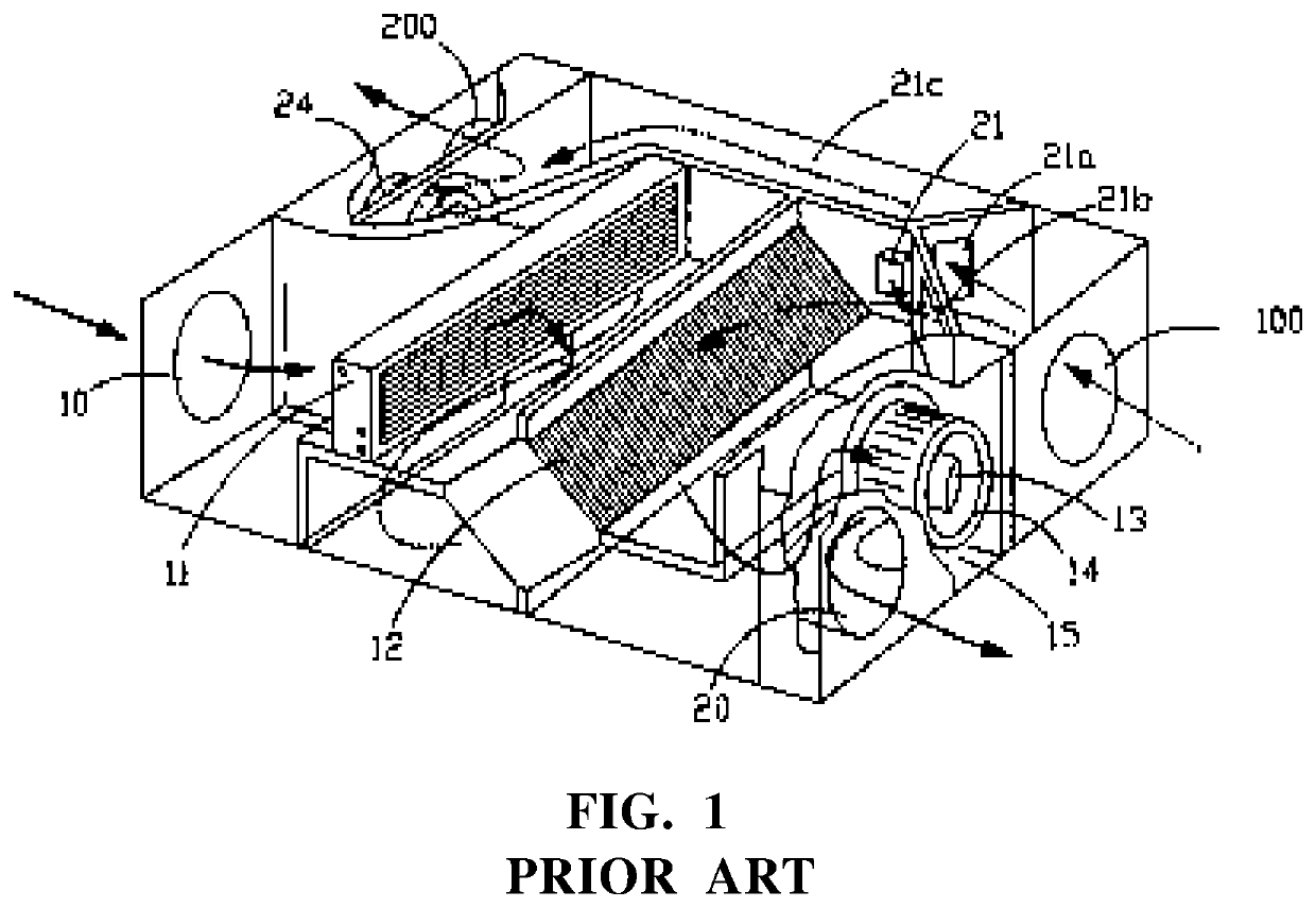 Air-conditioning device having dust removing function