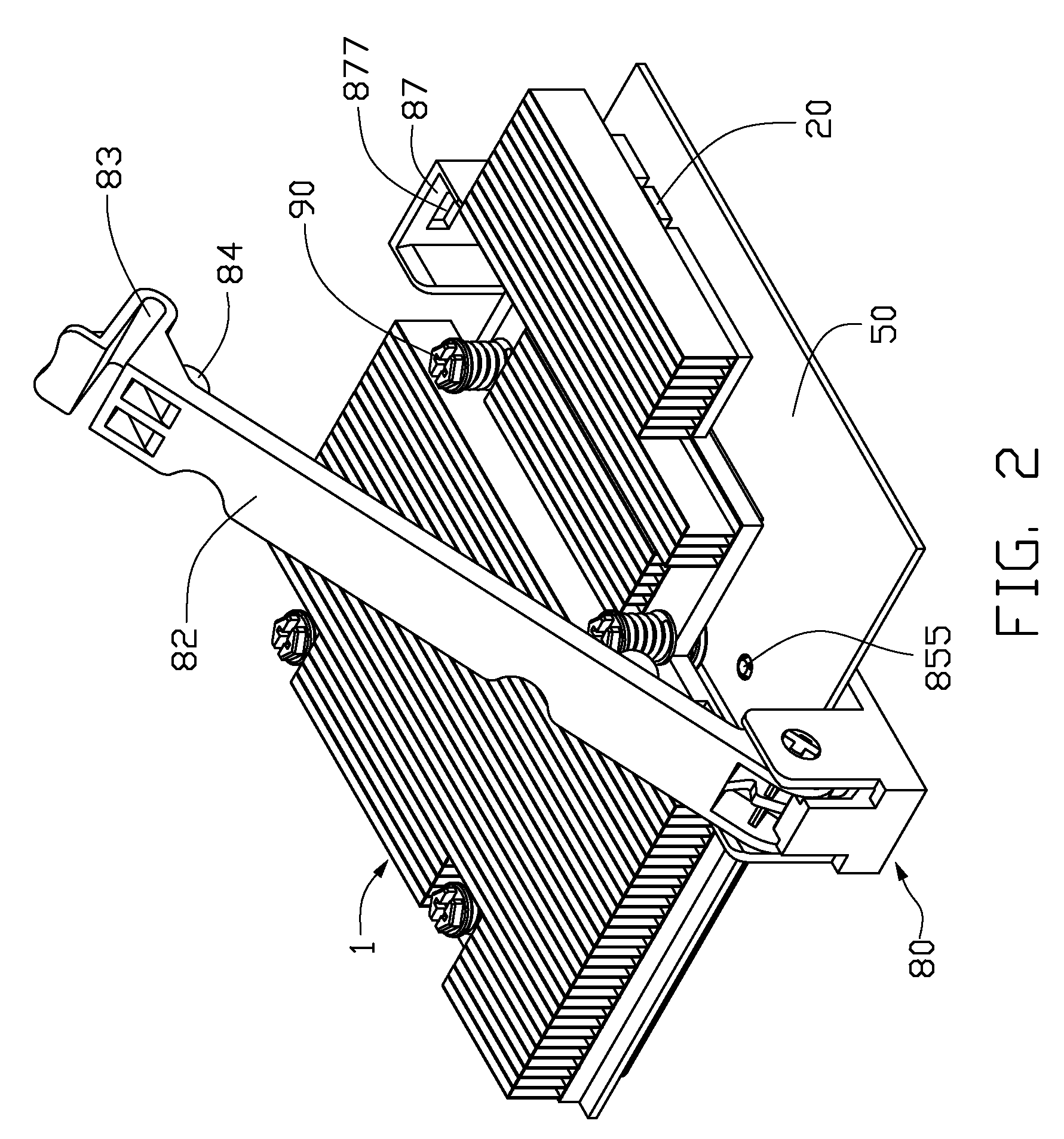 Heat dissipation assembly for graphics card and blade server using the same