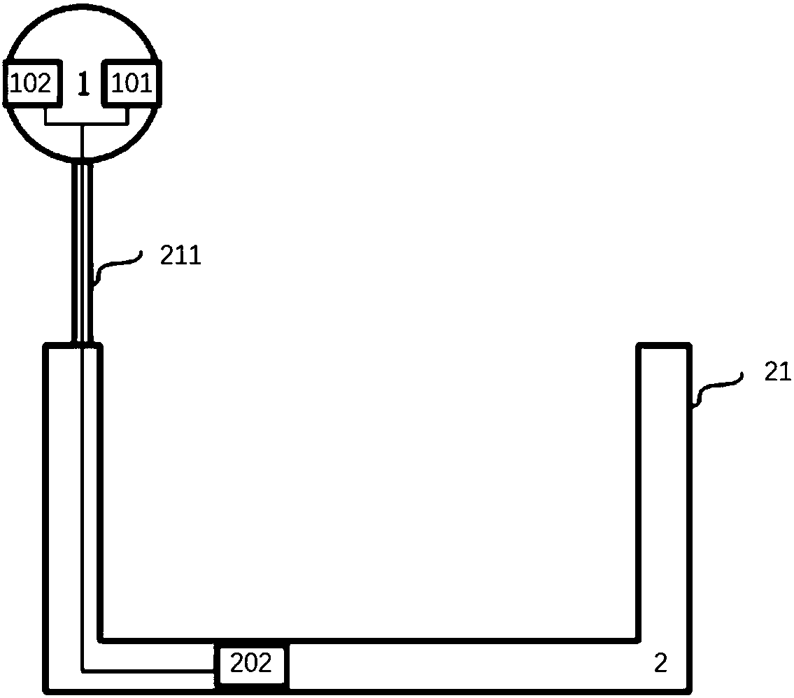 Neck-wearing type voice interaction earphone