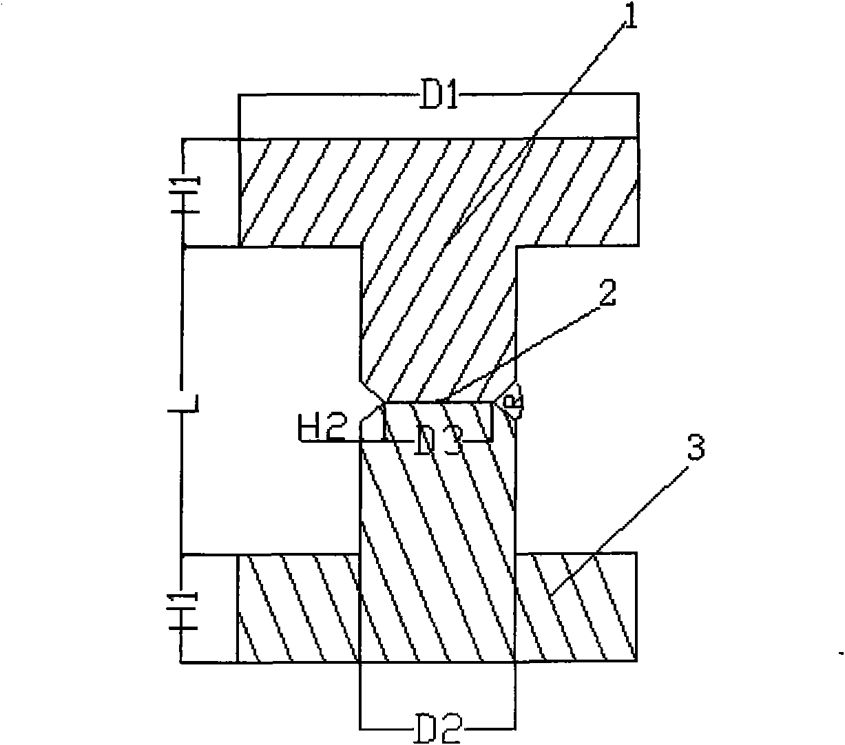 Method for preparing metal composite material bonding interface separated sample