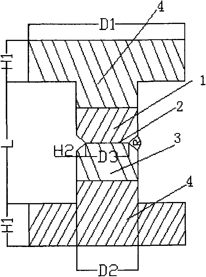 Method for preparing metal composite material bonding interface separated sample