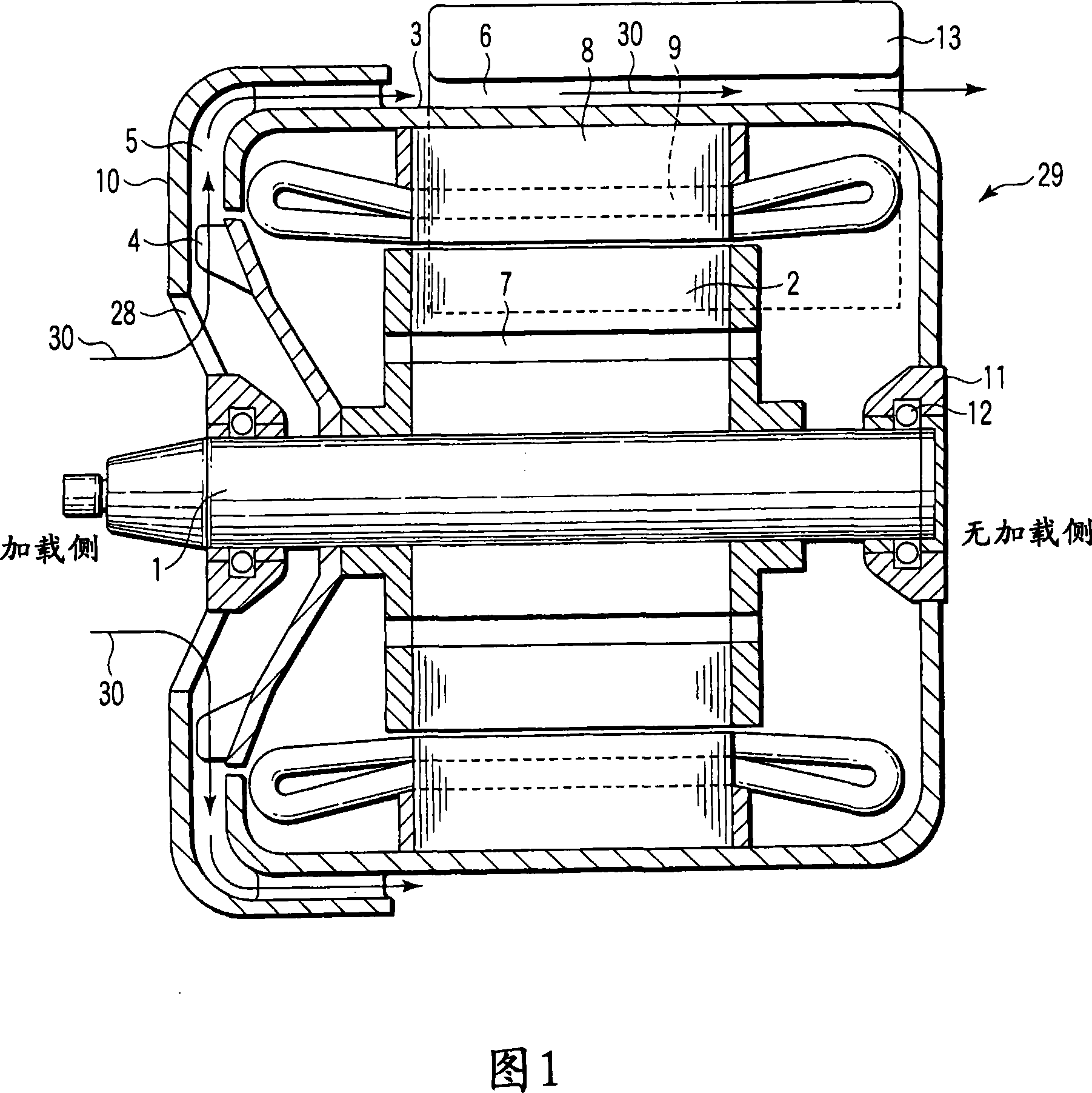 Apparatus for controller-integrated motor