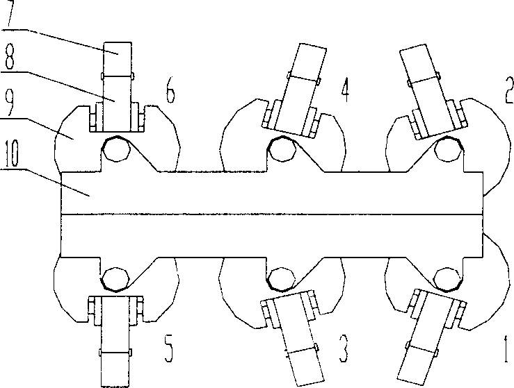 Multifeet walking robot and its control device