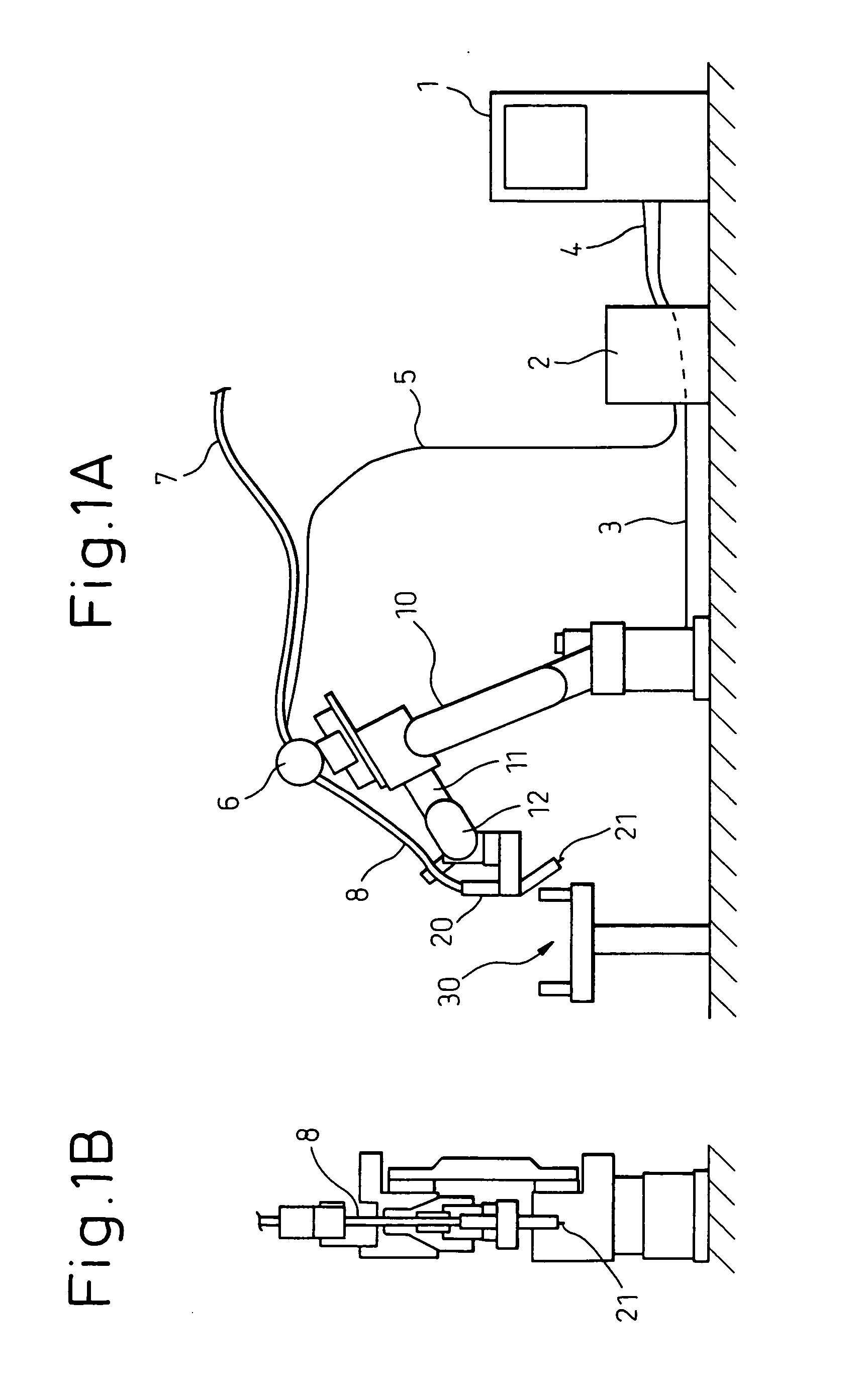 Apparatus for automatically changing a robot tool tip member