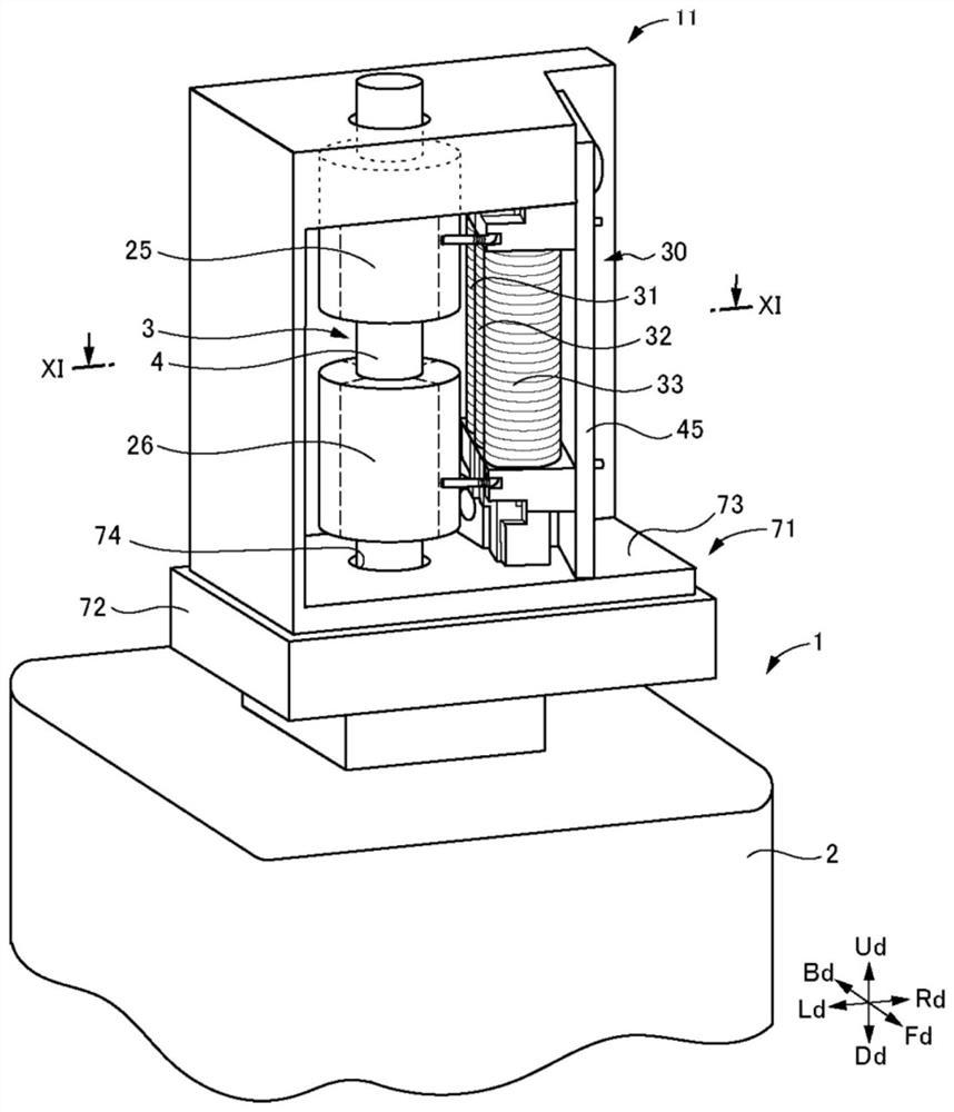 Magnetic detection device and rotation detection device