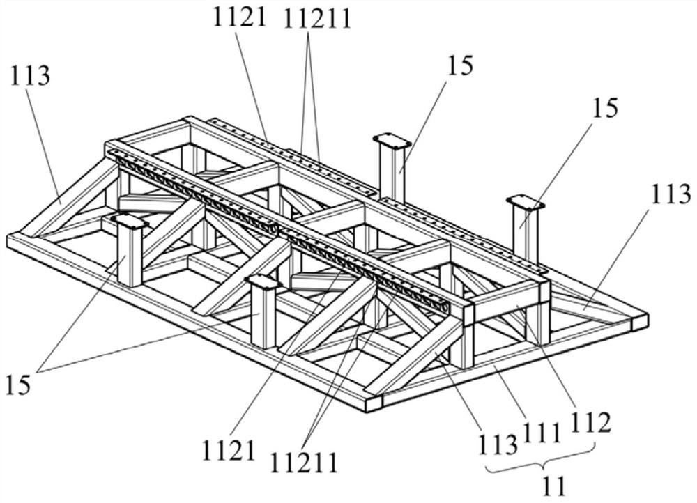 Semitrailer for test