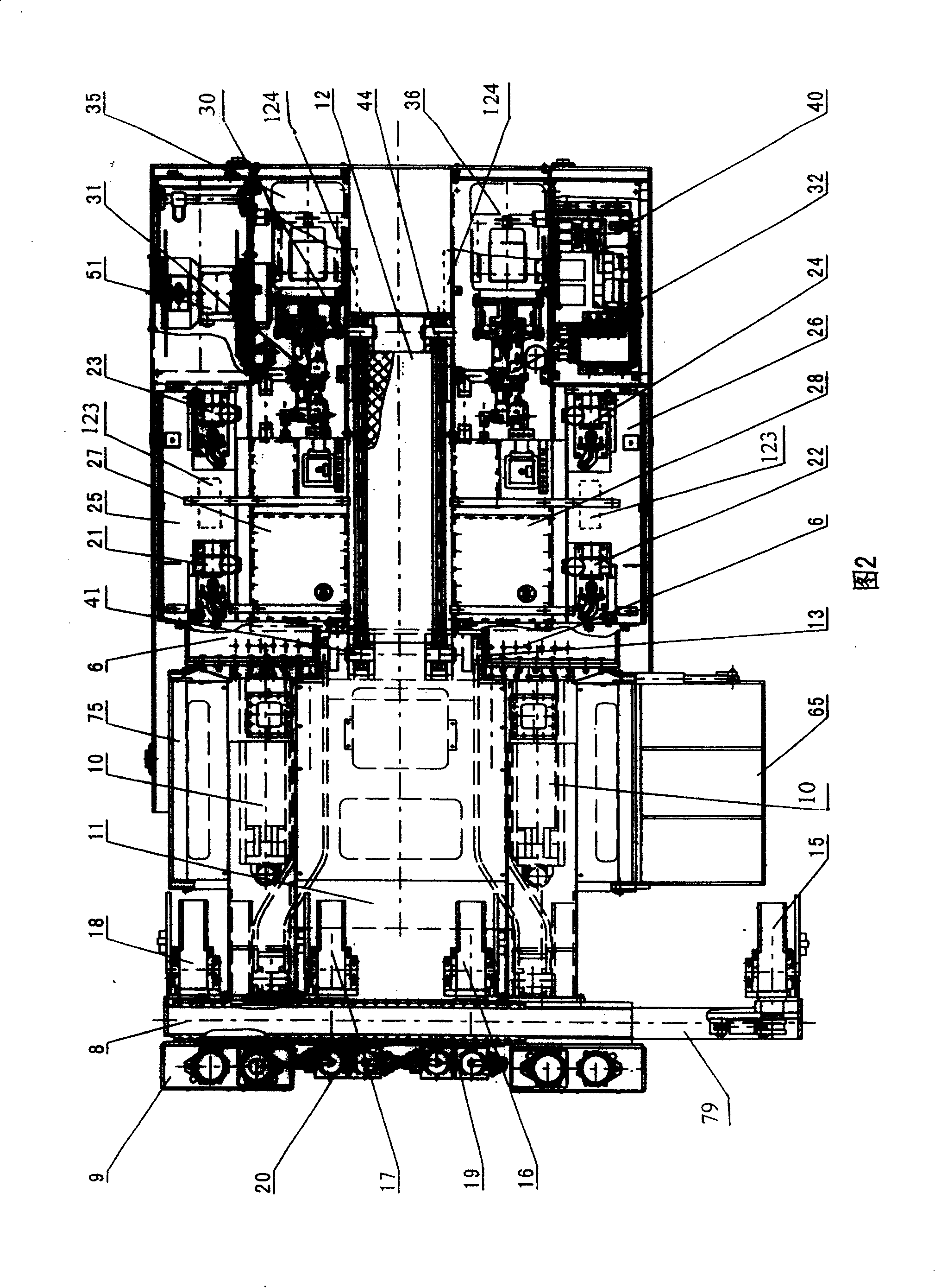 Crawler-type walking rockbolt drilling carriages