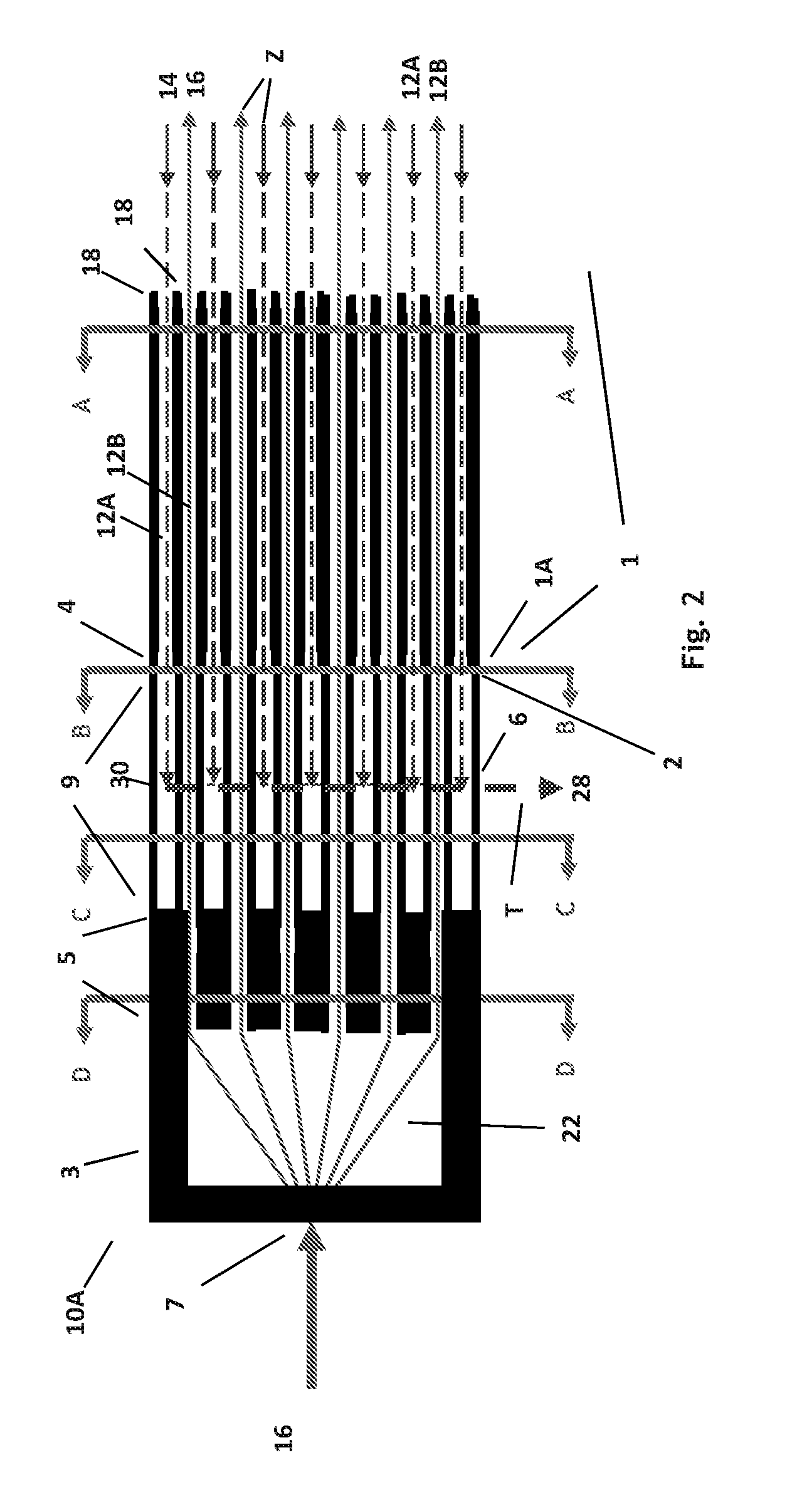 Countercurrent heat exchanger/reactor