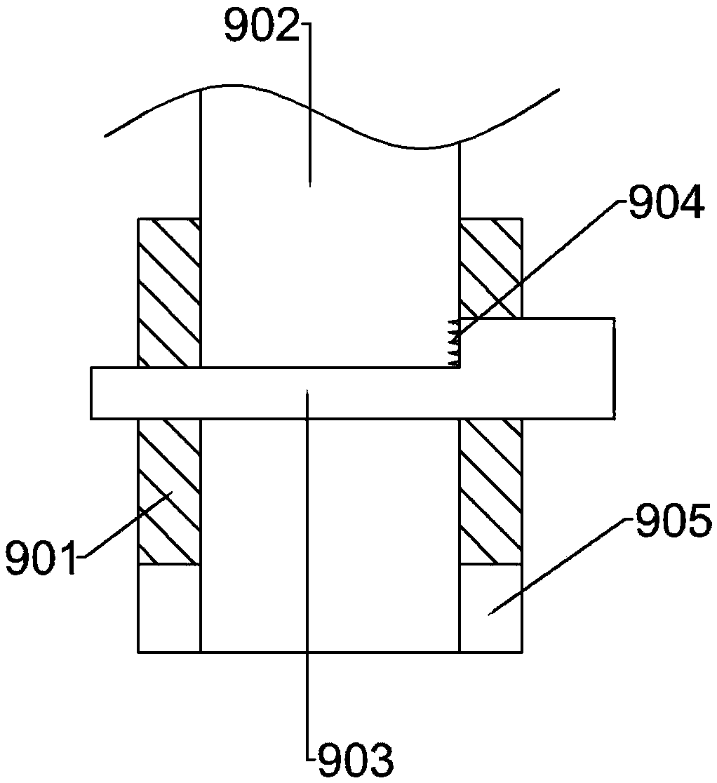 Gynecological moxa fumigation device with moxa stick clamping function