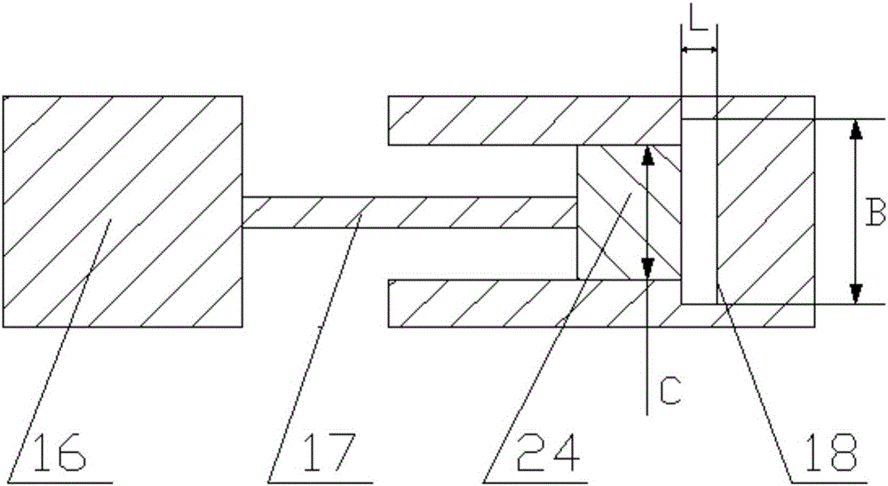 Device for incremental bending forming of metal foil plate based on laser shocks and method of device