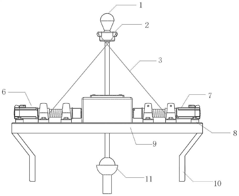 Rope-driven automobile gear shifting robot