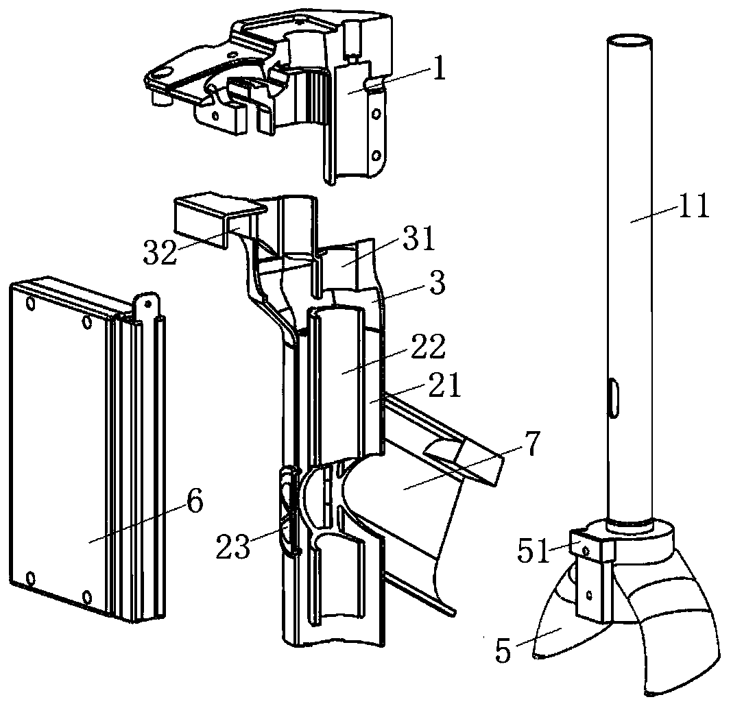 A bicycle interior routing system