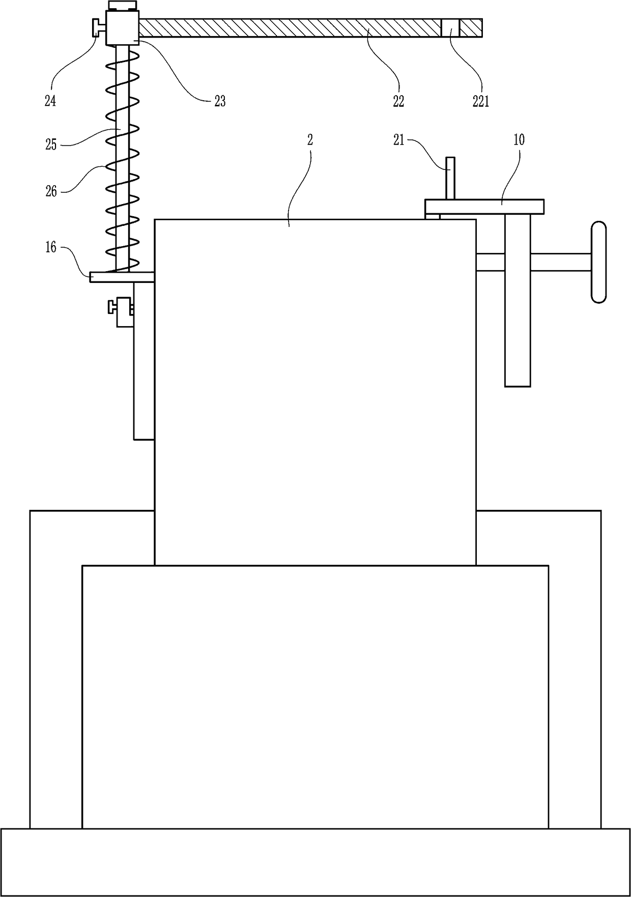 Wheat grain sieving device for agriculture