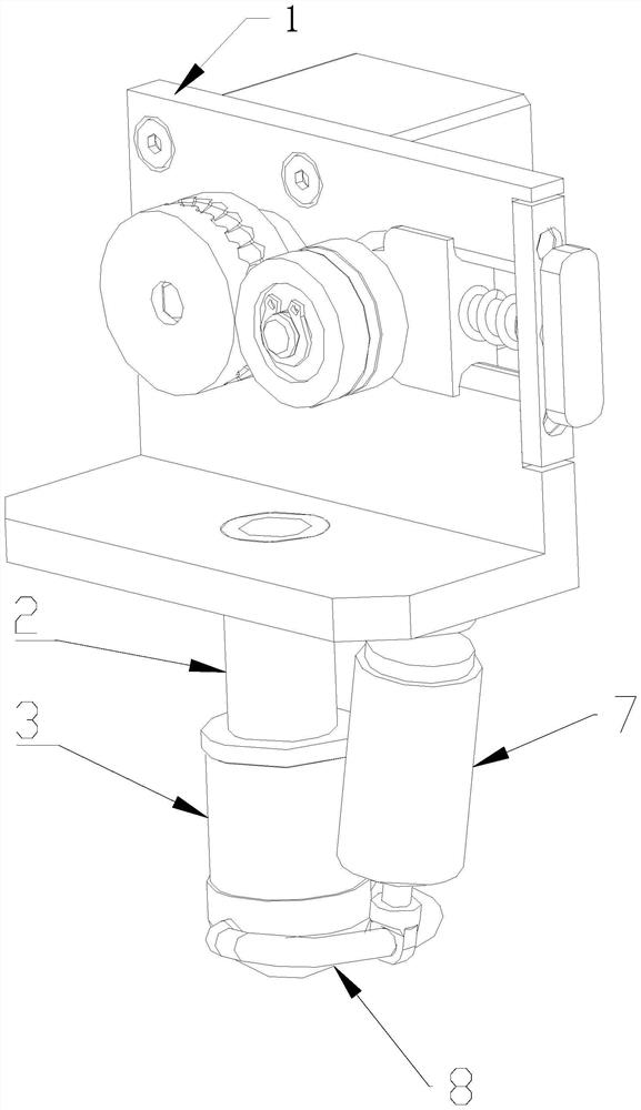 3D printing head made of continuous fiber reinforced material and using method