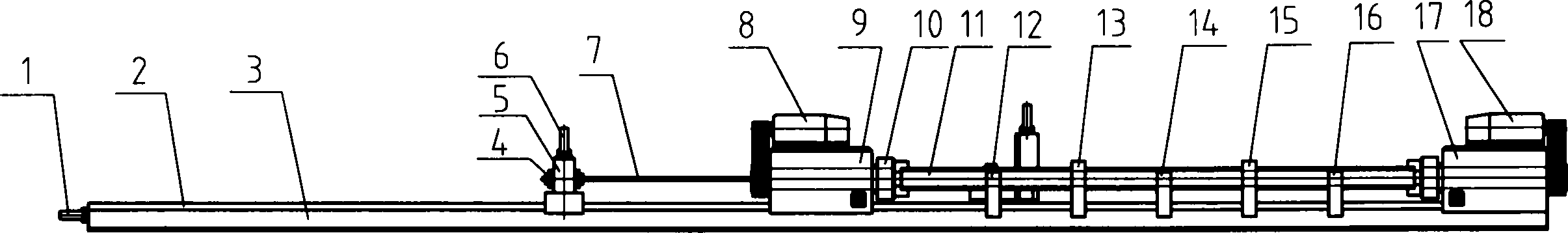 Machine tool for processing super long workpiece