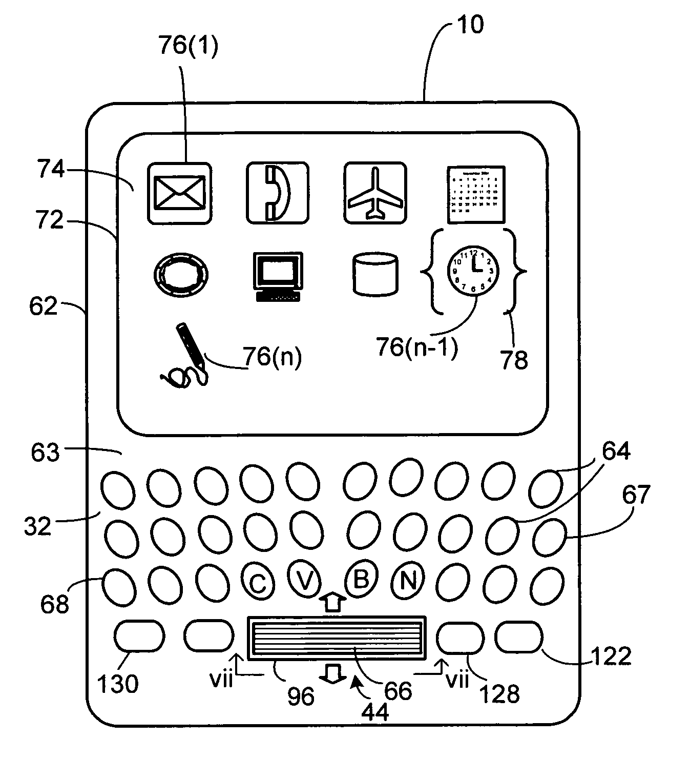 Scroll wheel with character input