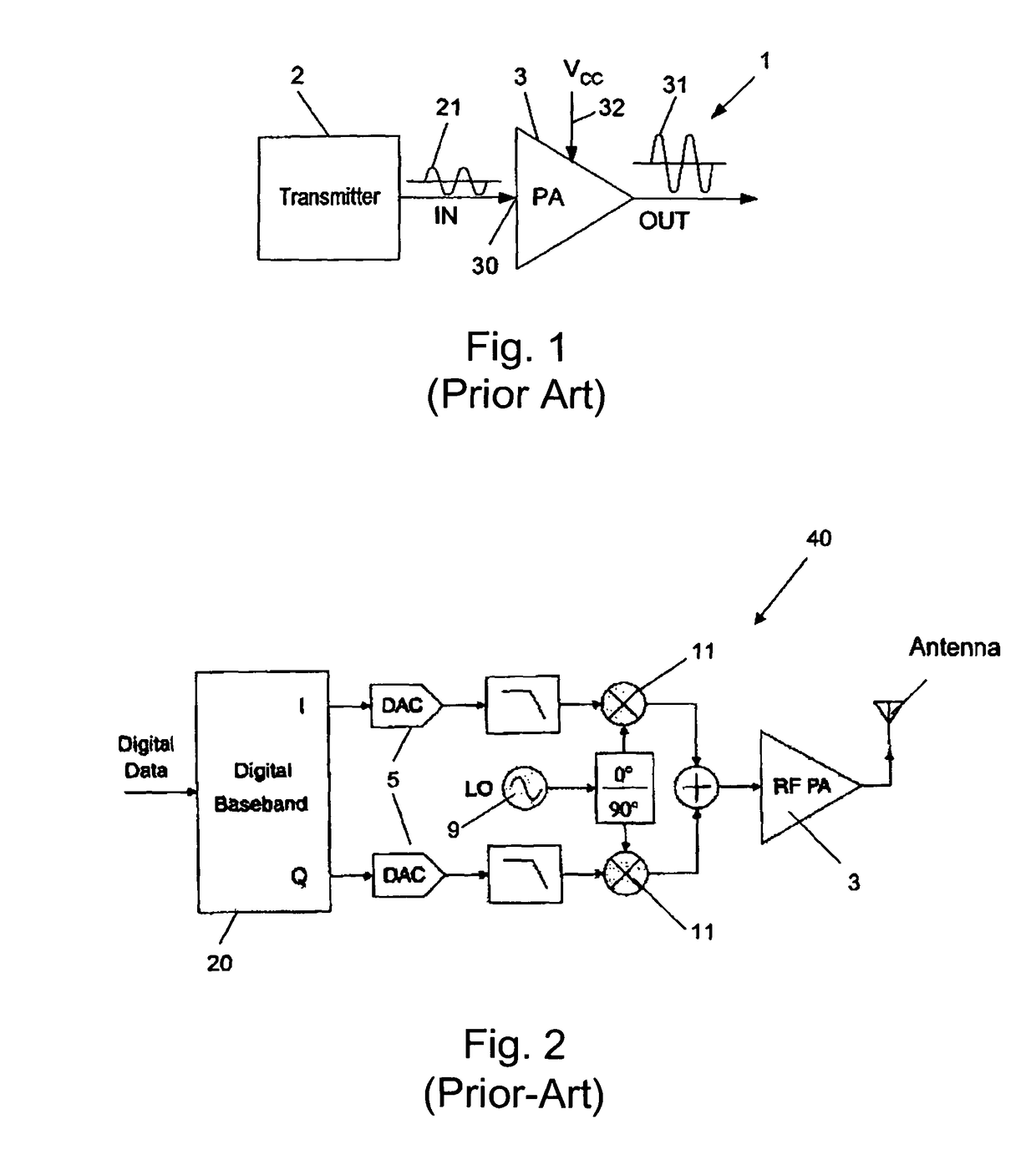 Method and system for boosting the supply of power amplifier