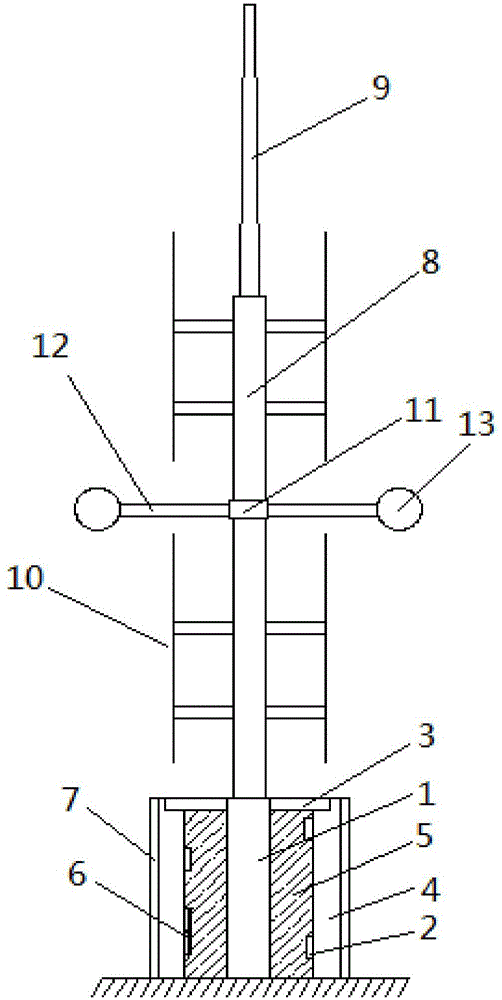 Steady type communication base station signal tower