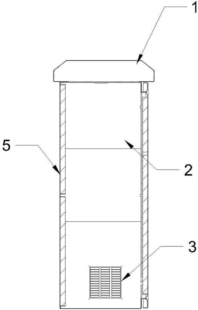 Groove type molten salt continuous tracking control cabinet suitable for plateau environment