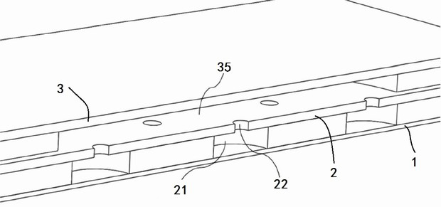 PCR micro-reaction chamber array structure and method for packaging mixed liquid