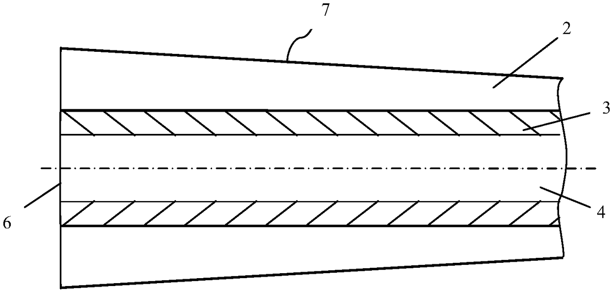 Low-stress high-damping railway fastener elastic strip