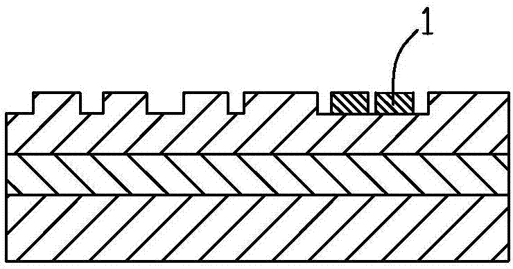 Manufacturing method of golden fingers at ladder position