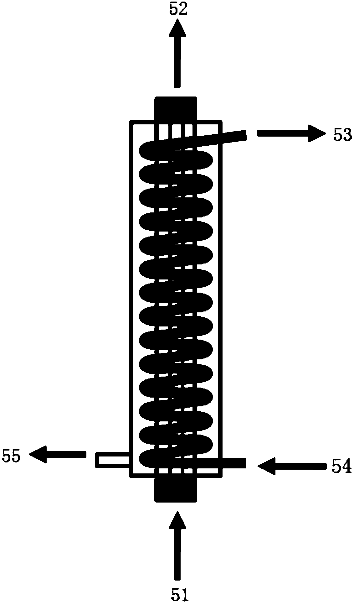 Gas source type heat pump-solar membrane distillation composite system