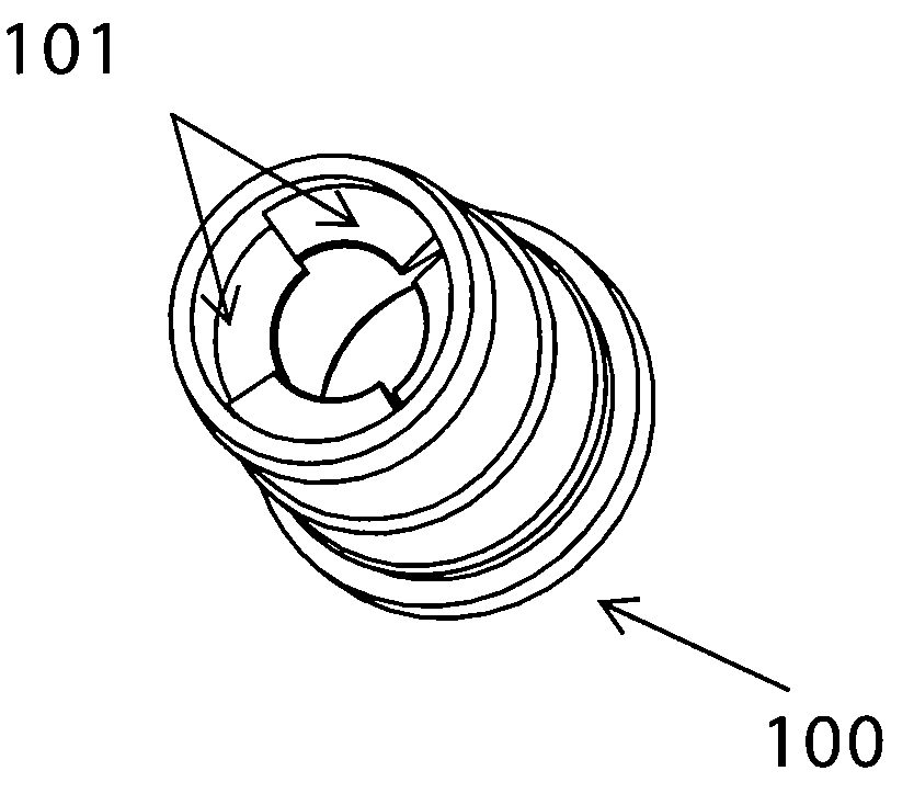 Wiper member for a container for packaging and dispensing products