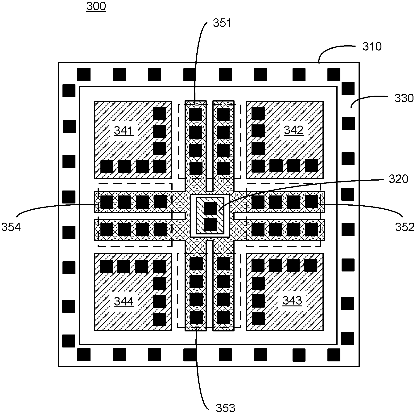 Test component used in complementary metal-oxide-semiconductor transistor (CMOS) component and manufacture method and using method thereof